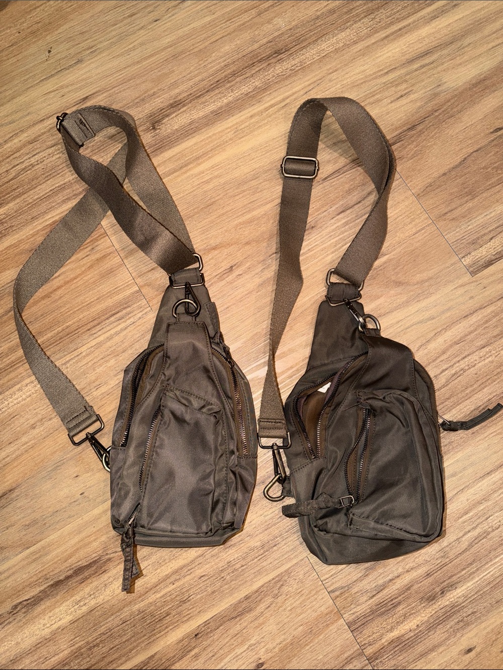 bundle Crossbody Sling Bag in Dark Brown - Lightweight Everyday Carry